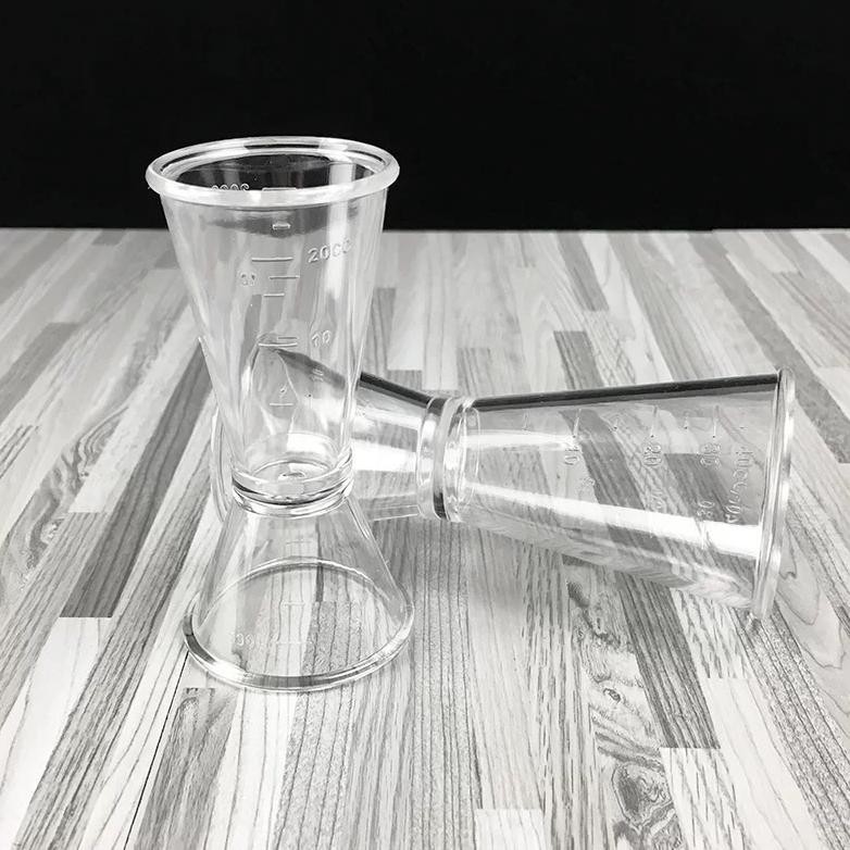 Bisa Cod Jigger Akrilik / Gelas Takar Minuman / Penakar Minuman / Jigger Cup ||