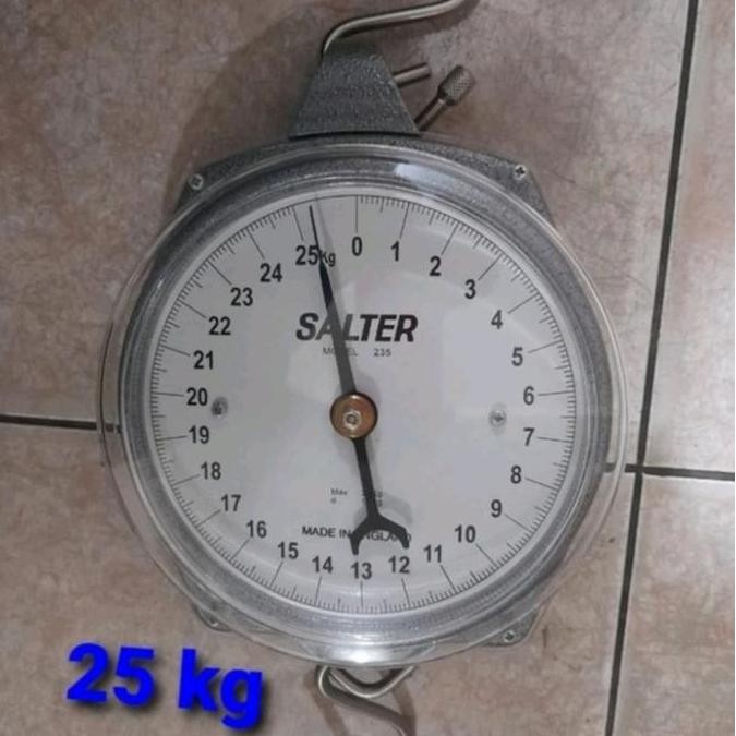 Timbangan Salter 25Kg / Timbangan Gantung Salter 25 Kg Asli England