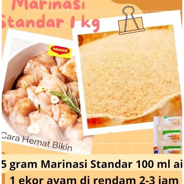 

Tepung Bumbu Rendaman Standar Marinasibumbu Rendaman Ayam