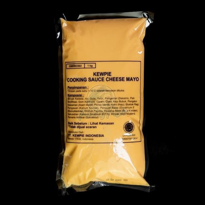 

Tersedia Kewpie Cooking Sauce Cheese Mayo 1kg - Saus Keju Mayonais Premium