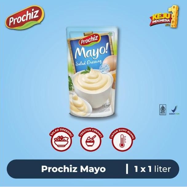 

Tersedia Prochiz Mayo Salad Dressing 1 Liter - Prochiz Mayonaise