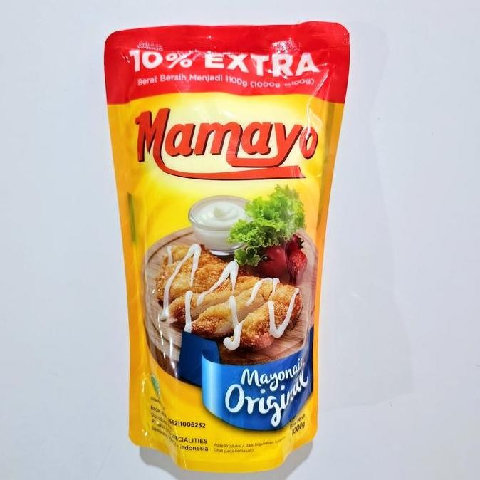 

Tersedia Mamayo Mayonnaise Original 1kg - Selai Mayones Extra 10% Bebas Lemon