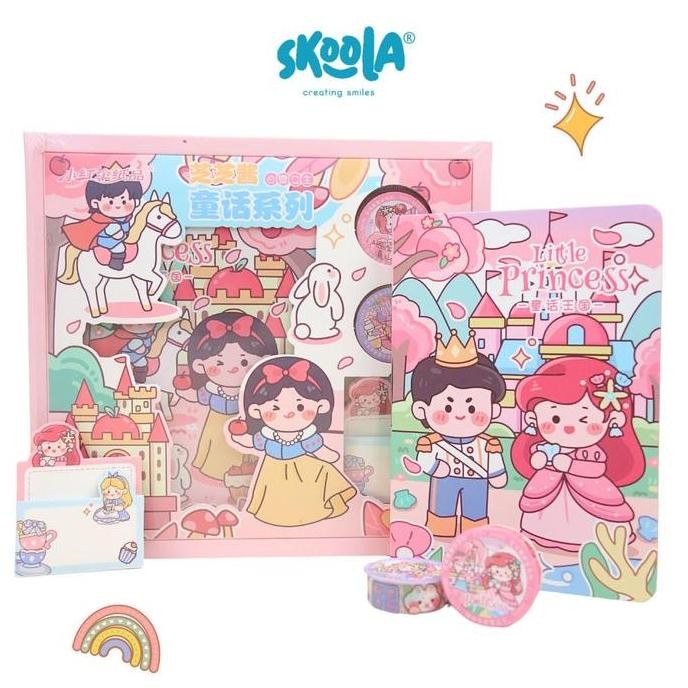 

Tersedia Skoola Sticker Set Notebook Jurnal Washi Paper Tape Anak Perempuan Kado Ulang Tahun