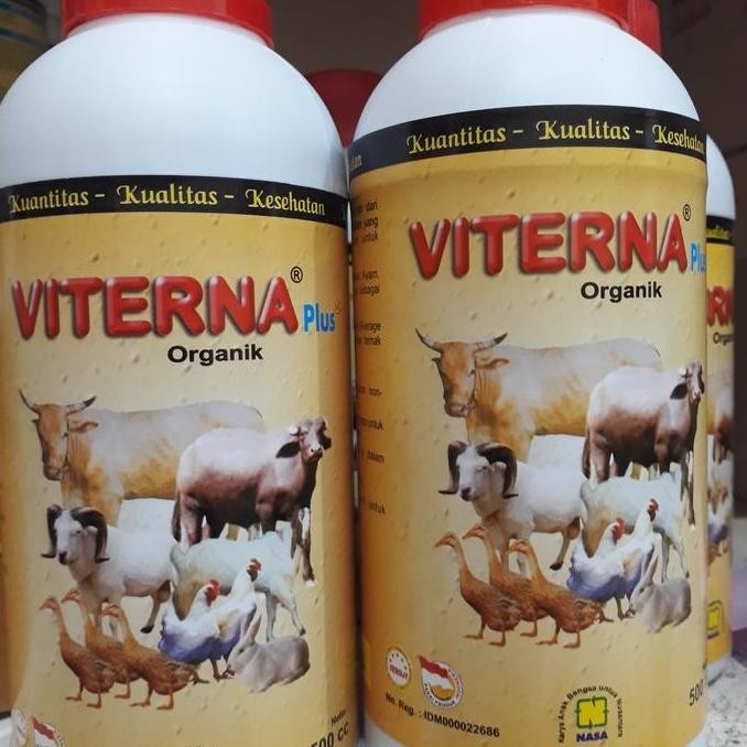 TERBARU VITERNA PLUS VITAMIN TERNAK LELE, AYAM, KAMBING, SAPI