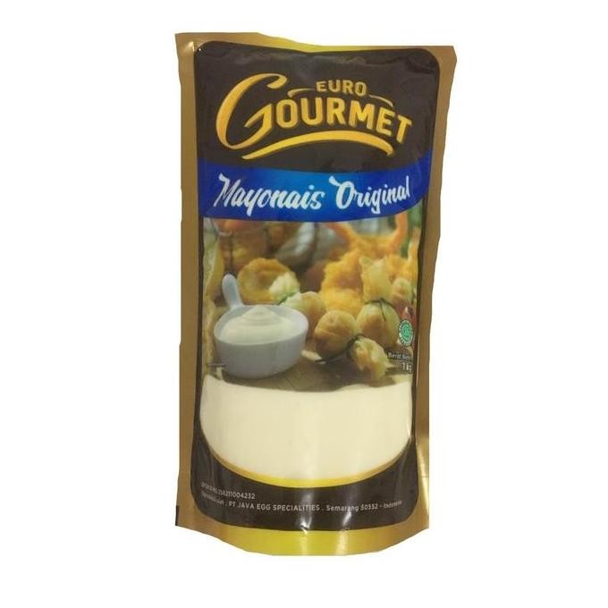 

Tersedia Euro Gourmet Mayonnaise Original 1Kg - Saus Mayo Creamy Premium