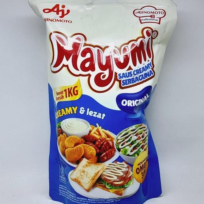 

Tersedia Mayumi Mayonnaise Sauce 1Kg Saus Mayonais Lembut untuk Salad