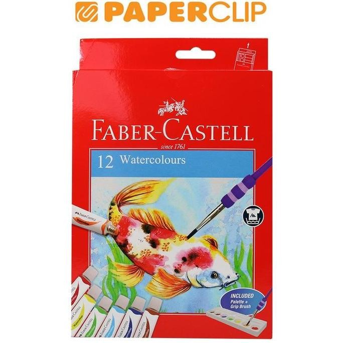 

TERLARIS - WATER COLOR FABER CASTELL 121004N 12 WARNA