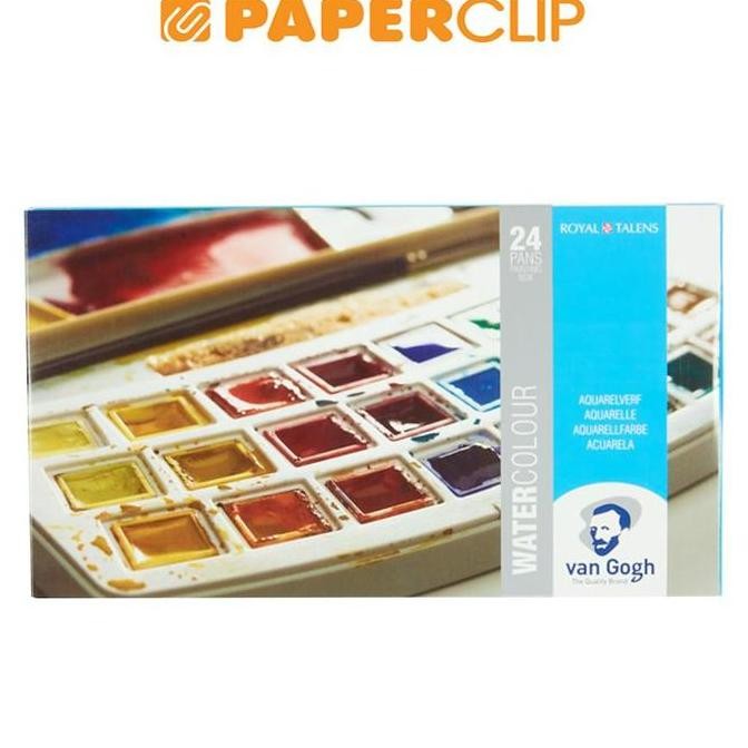 

TERBARU - WATERCOLOR VAN GOGH 20808624 GWC SET PLASTIC 24 PANS