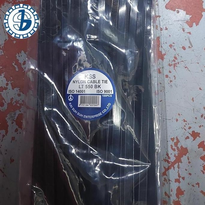 

Diskon! Kabel Ties KSS LT-550BK 55cm x 9mm - Hitam Putih Isi 100pcs
