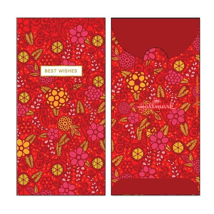 

LFM MONEY ENVELOPE LARGE - ANGPAO - AMPLOP UANG - HALLMARK - RED - HAL022