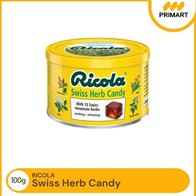 

(Allthebest) Ricola Ori Herb 100 gr Permen Pelega Tenggorokan