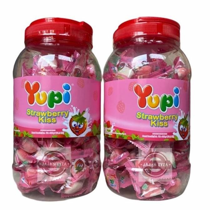 

(Allthebest) Permen Yupi kemasan Toples (Jar) isi 125 pcs