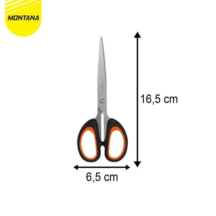 

Montana Scissors Gunting Stainless Steel 16.5 Cm Multipurpose Kuat Tajam Anti Karat Stl-565/Lusin Kualitas Terbaik Harga Termurah