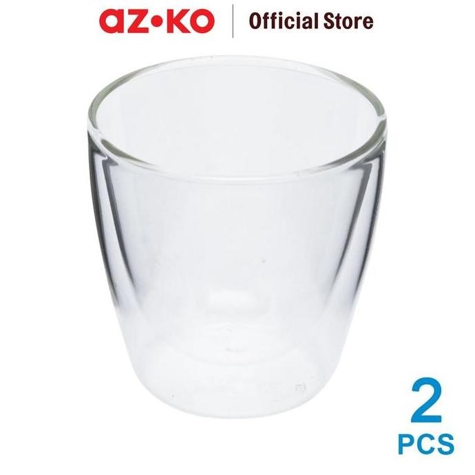 DELICIA 160 ML SET 2 PCS GELAS DOUBLE WALL