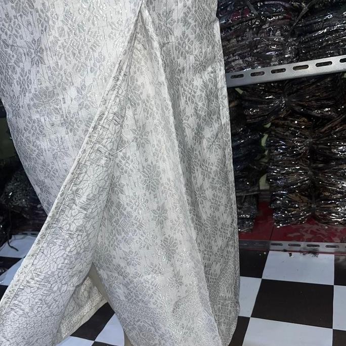 ( realpict ) ROK SPAN MOTIF SONGKET || BAWAHAN KEBAYA / BRIDESMAID || BAHAN TEBAL PREMIUM Belah Samp