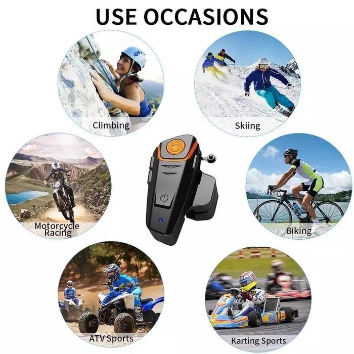 Bluetooth Helm Qta35 Helmet Intercom Helm Ala Intercom Qta35 Original Original Dan Terpercaya