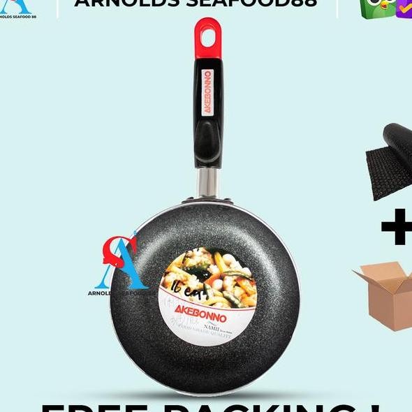 Teflon Anti Lengket Akebono 28 Cm Bahan Marble