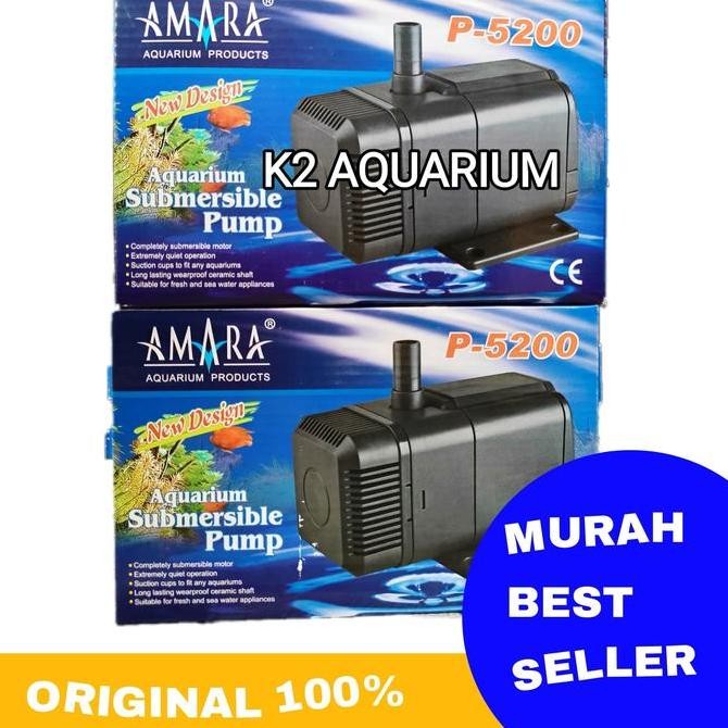 tersedia pompa celup amara p-5200 | submersible pump aquarium kolam ikan hidroponik