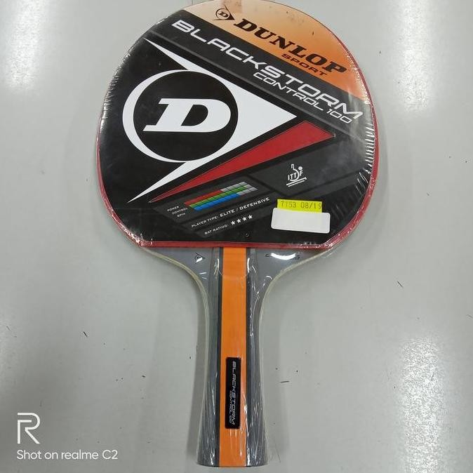 bat bet raket pingpong tenis meja Dunlop blackstorm control 100 ori