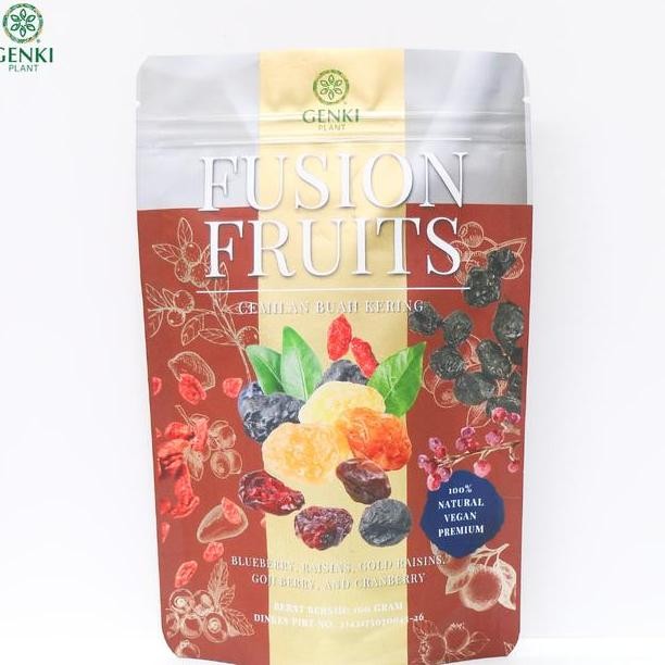 

Fusion Fruit Mix Dried Fruit Cemilan Buah Kering 100 G