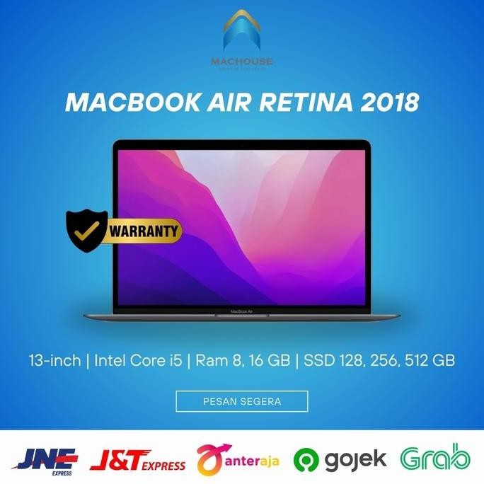 Macbook Air Retina 2018 13" Inch Second Original Co