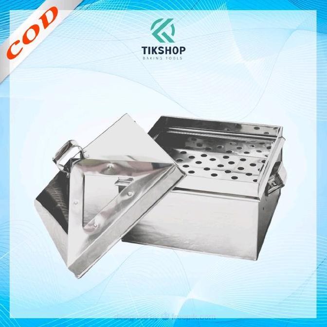 Klakat Kukusan Kotak Persegi Dimsum Bahan Stainless Murah Termurah 30cm - 40cm Kitchenware dandang p