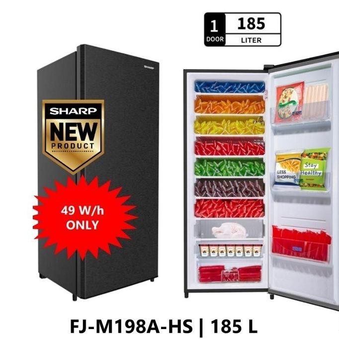 Promooo KULKAS FREEZER SHARP 198 (8 RAK)