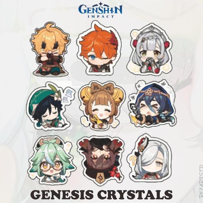 

Aksesoris Sticker Character Genshin Free-The Blessing Welkin Moon Gen-Kris Co