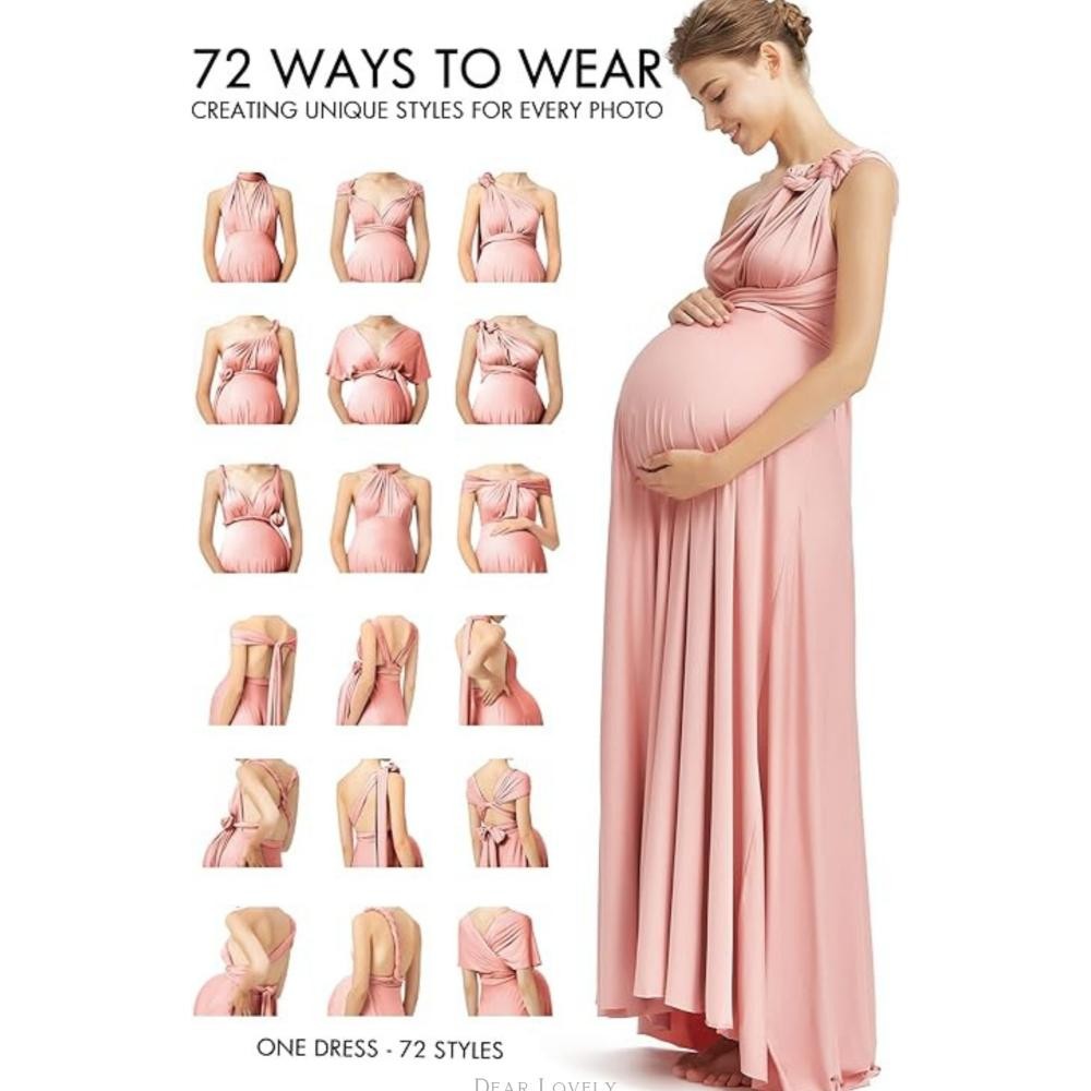 Terlaris Dear Lovely - Premium Baju Hamil Dress Hamil Busui Gaun Pesta Ibu Hamil Multiway Free Kembe