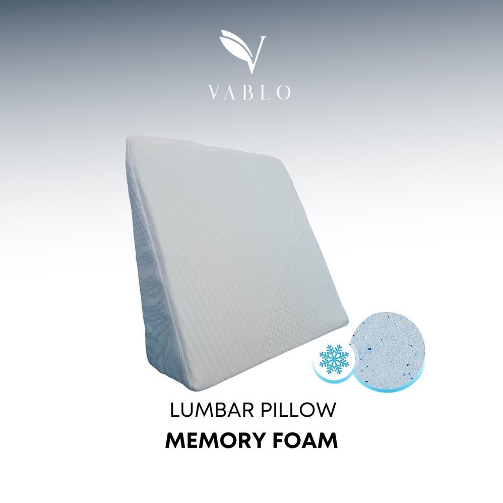 Terlaris Vablo Lumbar Pillow / Wedge Pillow Memory Foam / Back Support Pillow