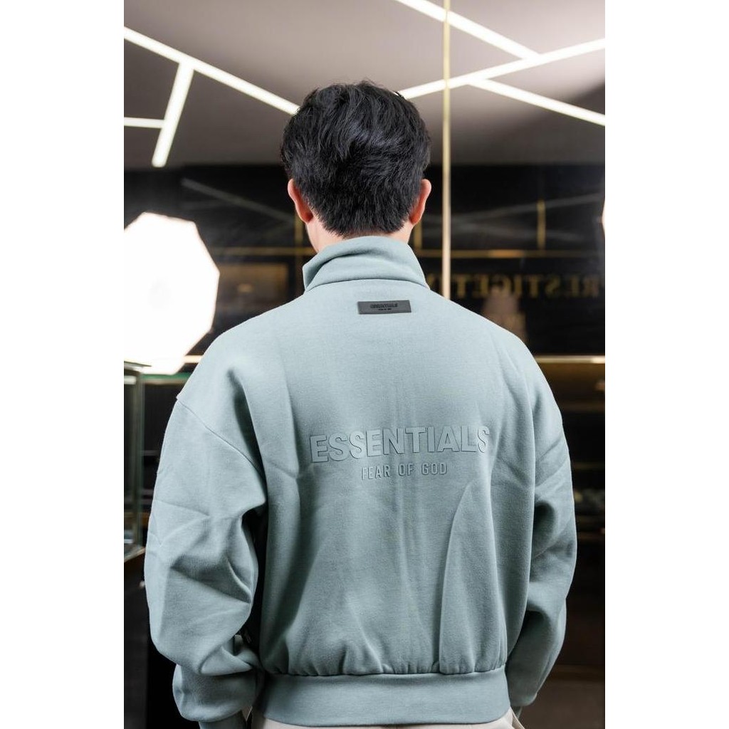 Murah Fear Of God Essentials Zip Jacket Authentic