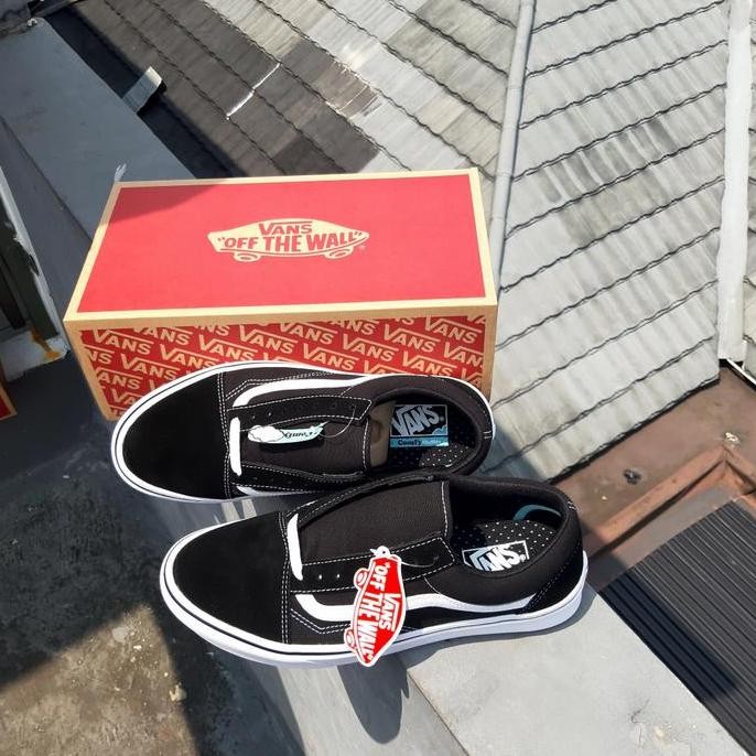 Sale Vans Old Skool Comfycush Black White (Resmi Pt Navya)