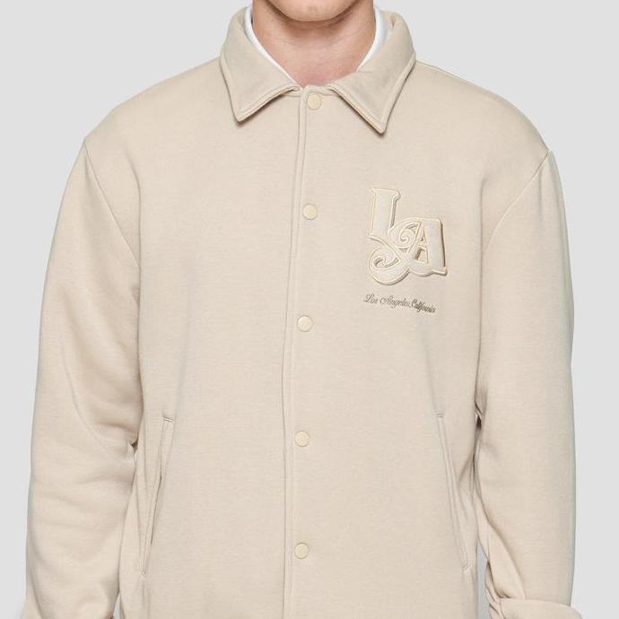 Promo Nevada Embro Collar Jaket Varsity Pria 121758573