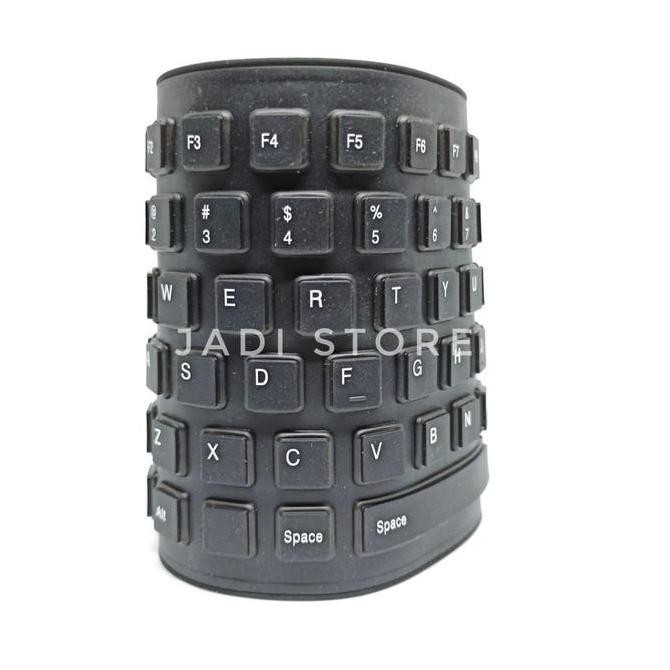Keyboard Elastis Keyboard Gulung Keyboard Flexibel Keyboard Lipat Anti Air Keyboard Mini Keyboard Ek
