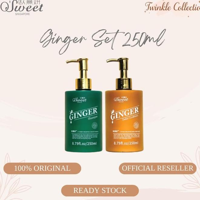 Terlaris O'Sweet Singapore Ginger Shampoo & Daikin Conditioner Ukuran 250Ml Ready