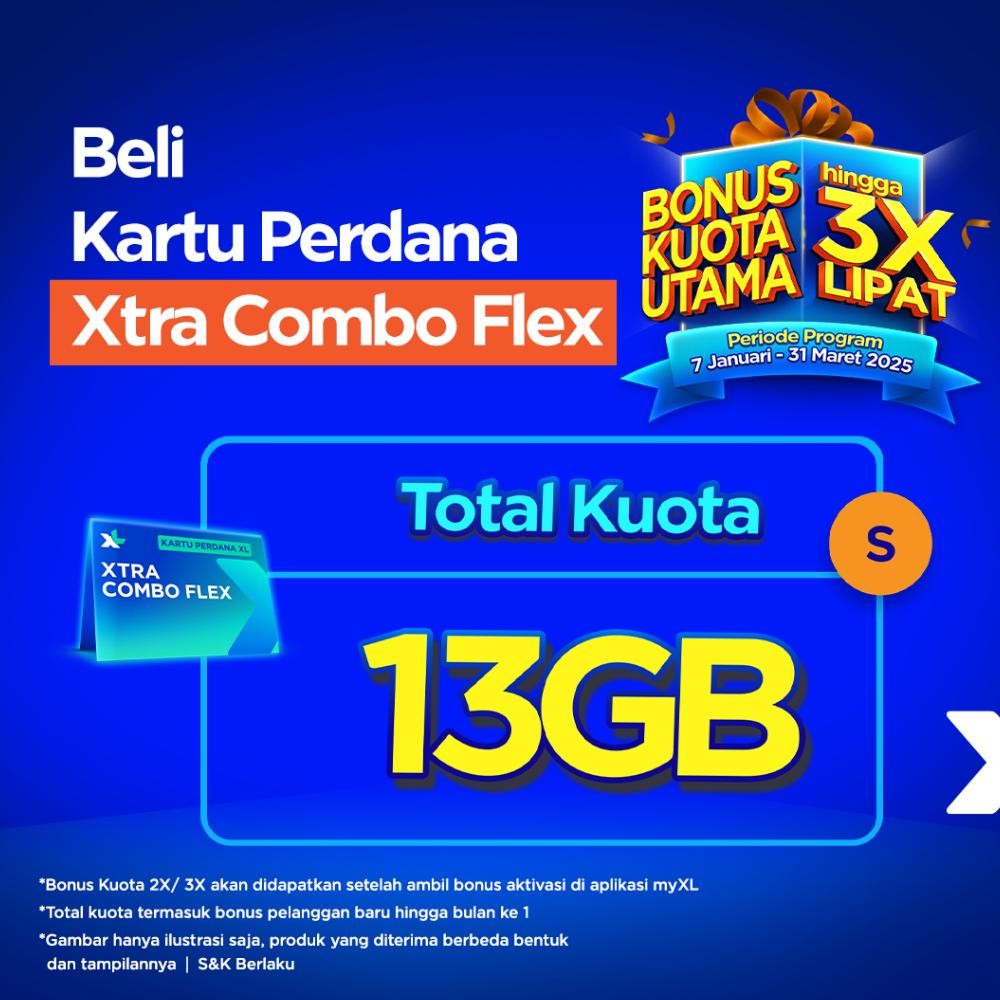 Special - Kartu Perdana XL Xtra Combo Flex S 
