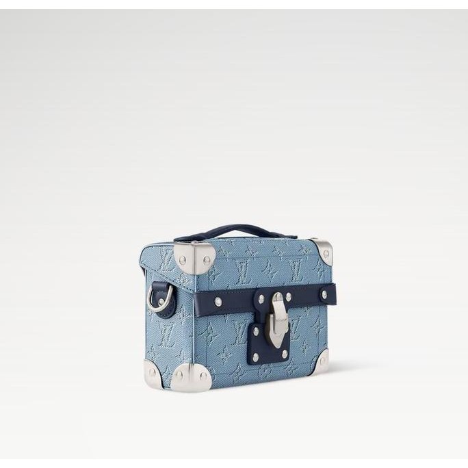 Murah Louis Vuitton M15035 Soul Trunk Sling Bag - Tas Selempang Pria - Blue