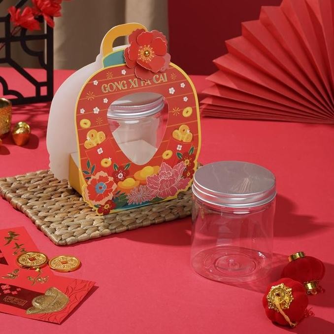 

Ready 10 Pcs Box Hampers Imlek Lantern Muat 1 Toples Jar 600 & 800ml