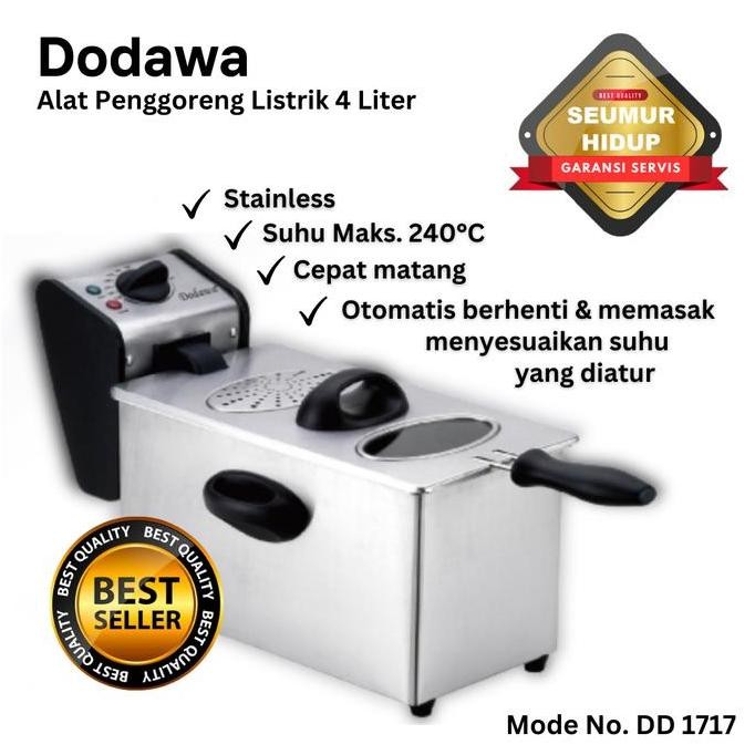 DODAWA DEEP FRYER / ALAT PENGGORENG LISTRIK / ALAT GORENG LISTRIK