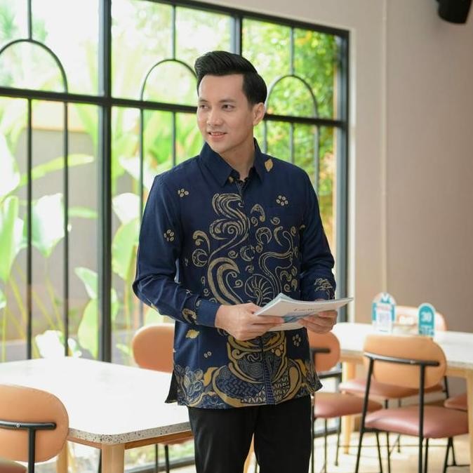 KEMEJA BATIK PRIA PREMIUM MOTIF COFFE TUNGGAL ABADI KIYYARA ARSHAKA REGULER FIT