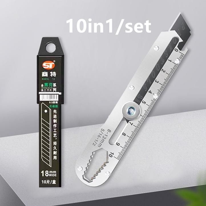 

10In1 Cutter Multifungsi Cutter Baja Besar Set Cutter Pemotong Kertas