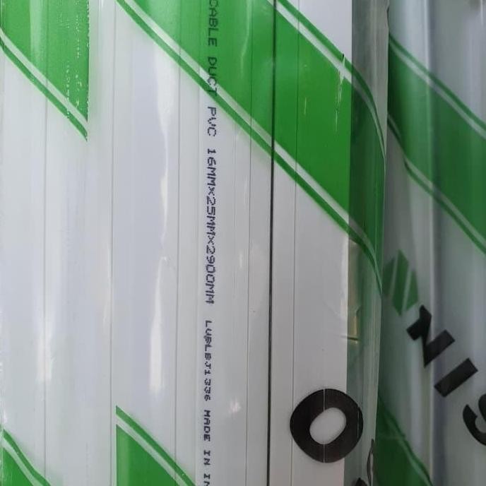 (Allthebest) Kabel Duct 16x25 16 x 25 Niso Kabel Duct 1,6 x 2,5 Niso 1,7meter
