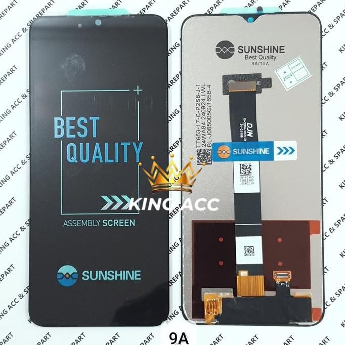 NEW SUNSHINE LCD TOUCHSCREEN XIAOMI REDMI 9A / REDMI 9C / REDMI 10A / POCO C3 / POCO C31 BLACK SUNSH