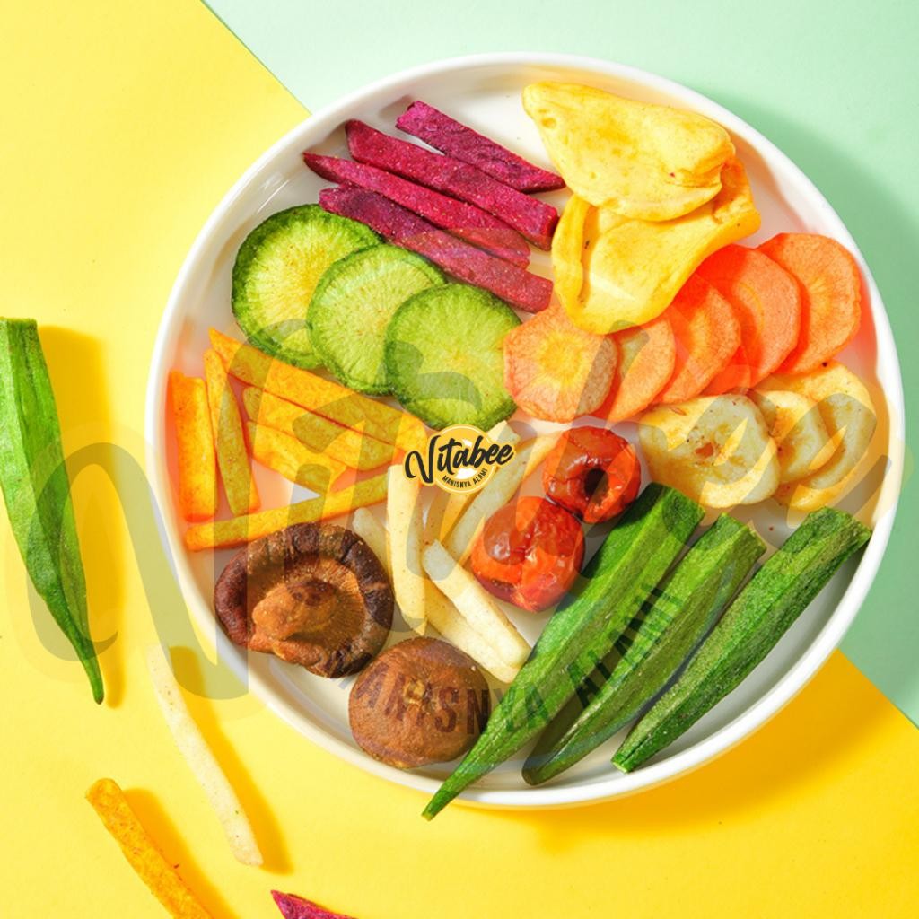 

Ccf Keripik Buah Dan Sayur Mix Campur - Vitabee Oleh-Oleh Khas Kota Malang - Garansi Renyah Bisa Cod