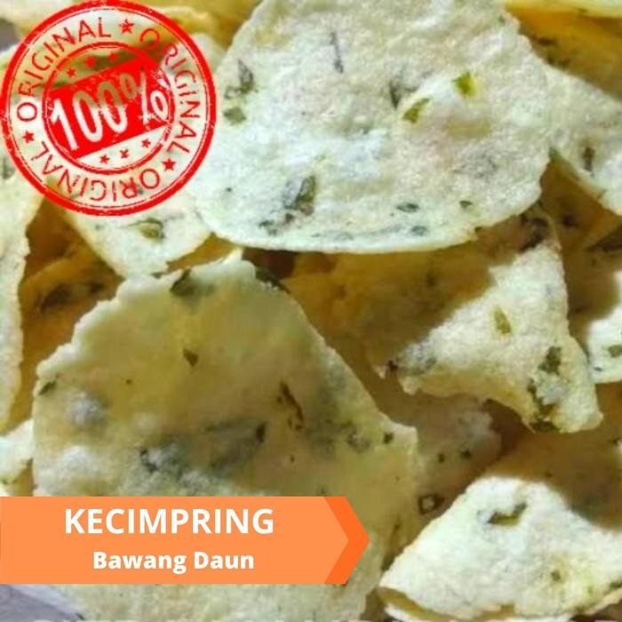 

GL Kecimpring Singkong Bawang Daun 1 KG Comring Cemilan / Food / Snack Makanan