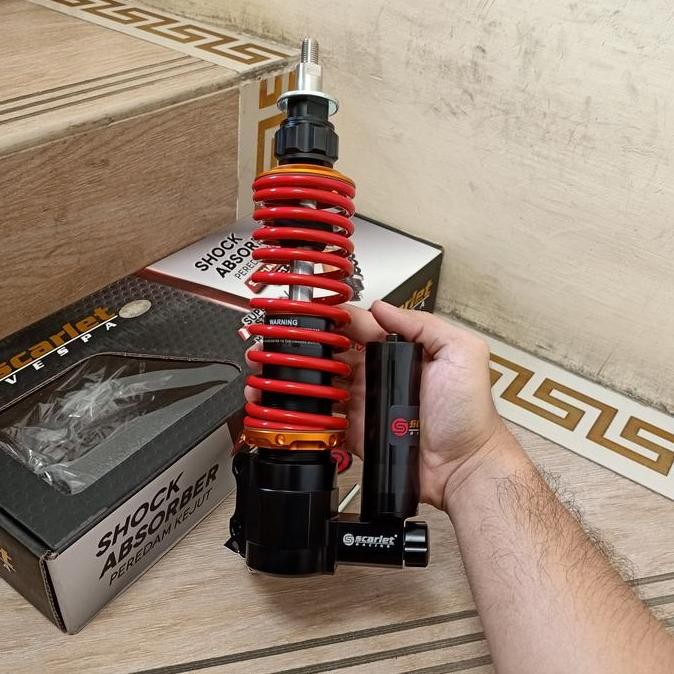 Promo shock depan scarlet vespa matic LX S LXV original shockbreaker tabung COD