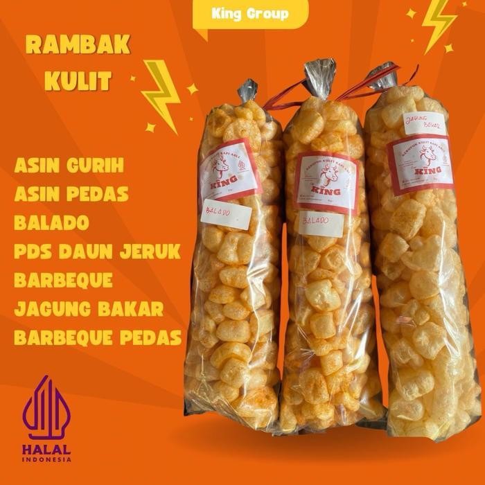 

Ccf Dorokdok Rambak Kulit Sapi Asli Solo Kemasan @200G Camilan Asin Food Snack Viral Pedas Cemilan Keripik