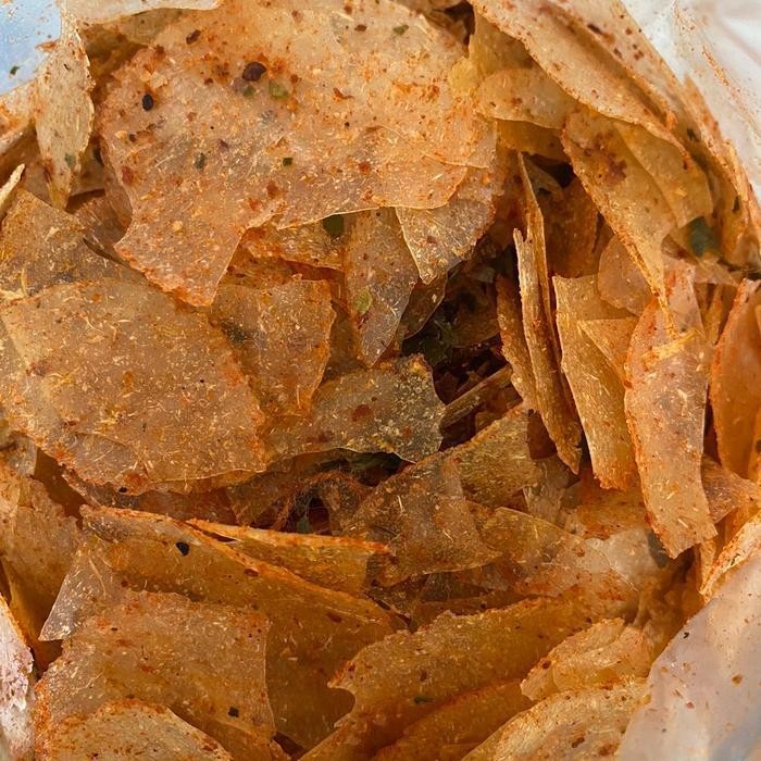 

CCF KERIPIK KACA kripik pedas gurih renyah camilan basreng pedas 220 gram