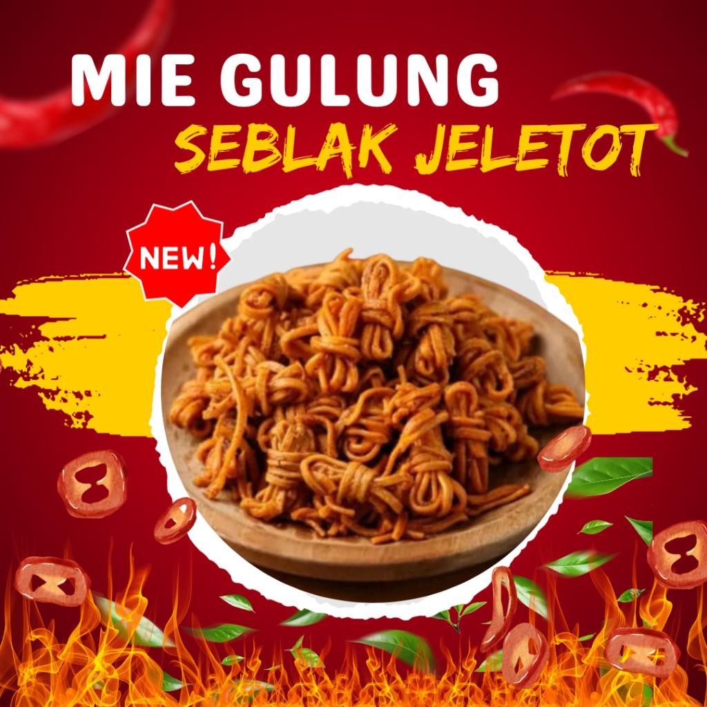 

Ccf Ready 250 Gram Mie Gulung Kriyuk Pedas Daun Jeruk