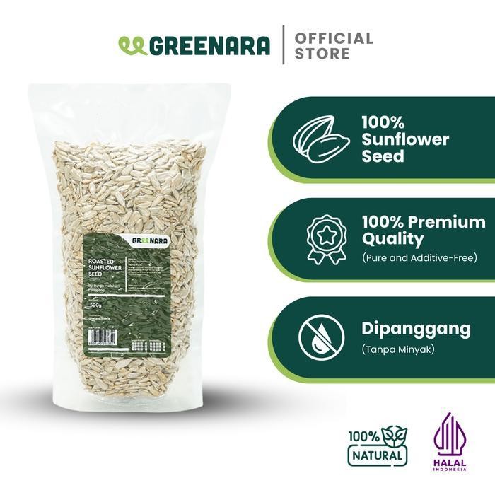 

Ccf Greenara Roasted Sunflower Seed 500Gr / Kuaci Panggang / Snack Cemilan
